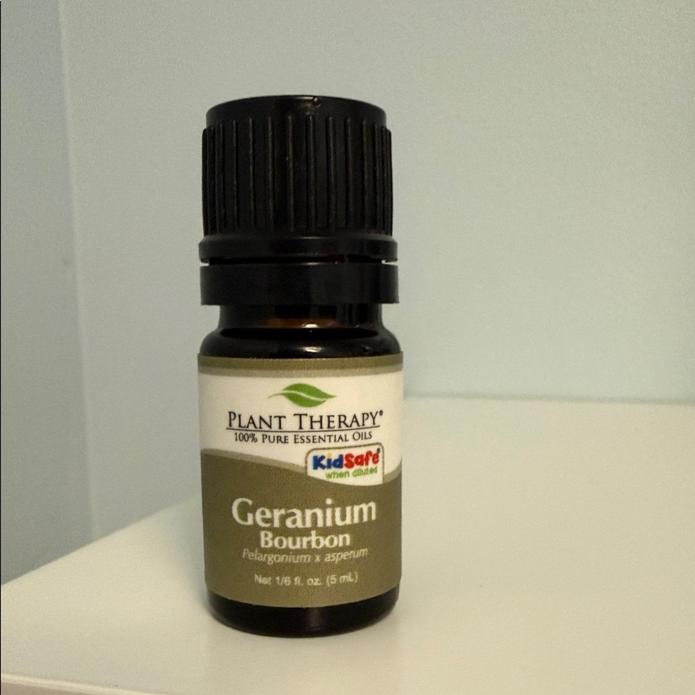 Plant Therapy Bourban Geranium 100% Pure Essential Oil 1/6 fl. oz 5 ml. NEW